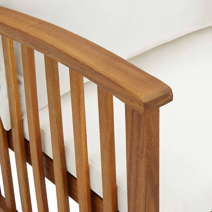 Set mobilier de grădină cu perne, 4 piese, lemn masiv de acacia WALTI