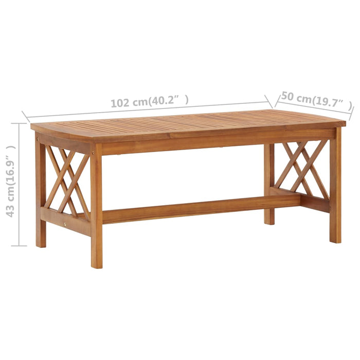 Set mobilier de grădină cu perne, 4 piese, lemn masiv de acacia - WALTI WALTI