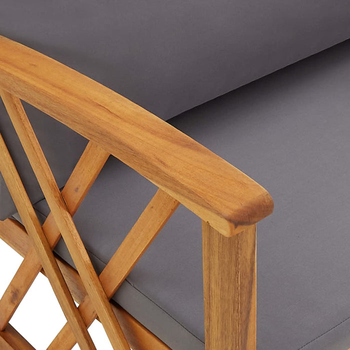 Set mobilier de grădină cu perne, 5 piese, lemn masiv de acacia WALTI