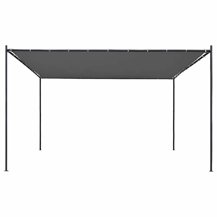 Pavilion cu acoperiș înclinat 400x400x270 cm antracit 180 g/m² WALTI