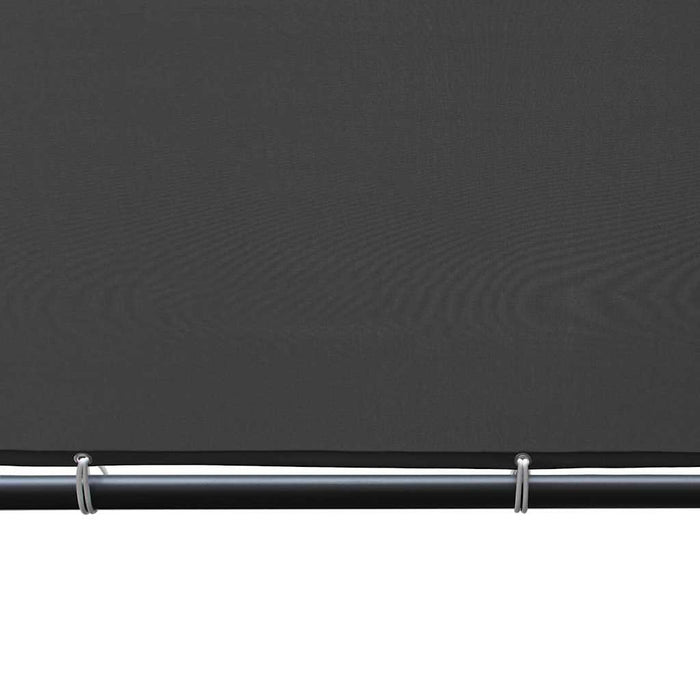 Pavilion cu acoperiș înclinat 400x400x270 cm antracit 180 g/m² WALTI