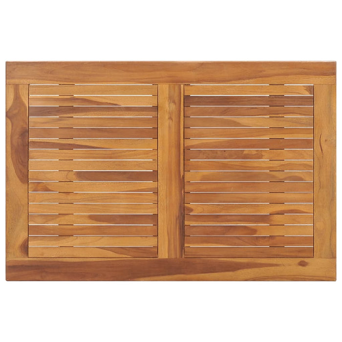 Masă de grădină pliabilă, 90x60x75 cm, lemn masiv de tec - WALTI WALTI