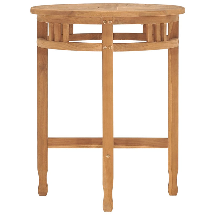 Masă de bistro, Ø60x75,5 cm, lemn masiv de tec - WALTI WALTI