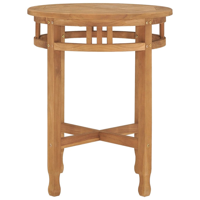 Masă de bistro, Ø60x75,5 cm, lemn masiv de tec - WALTI WALTI