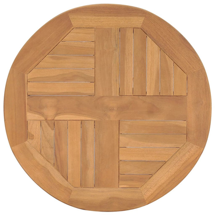 Masă de bistro, Ø60x75,5 cm, lemn masiv de tec - WALTI WALTI