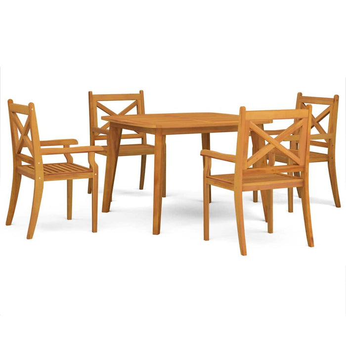 Set mobilier de grădină, 5 piese, lemn masiv de acacia WALTI