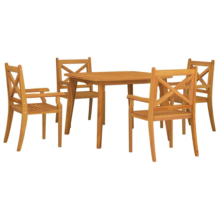 Set mobilier de grădină, 5 piese, lemn masiv de acacia WALTI
