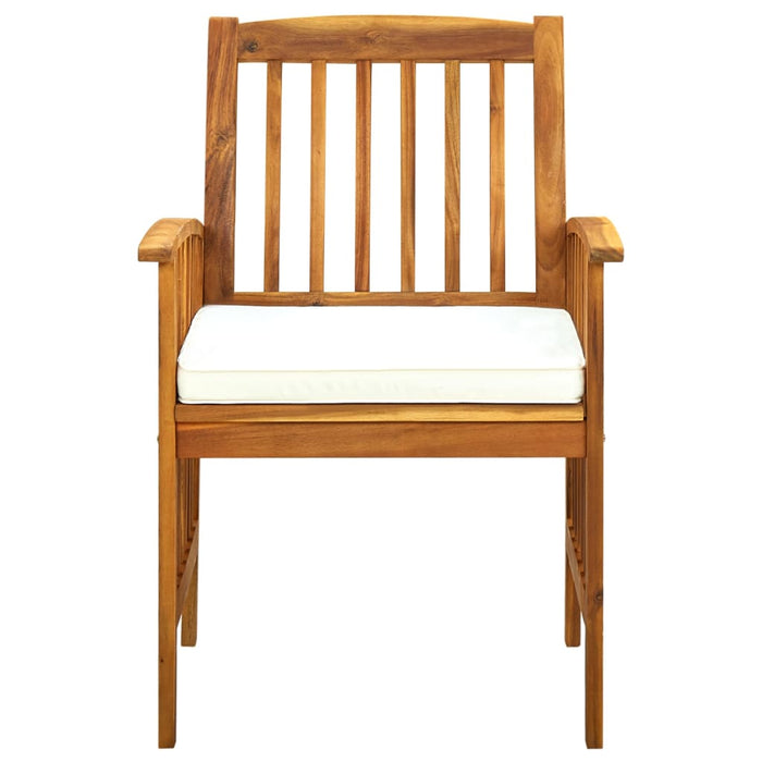 Set mobilier de grădină cu perne, 5 piese, lemn masiv acacia WALTI