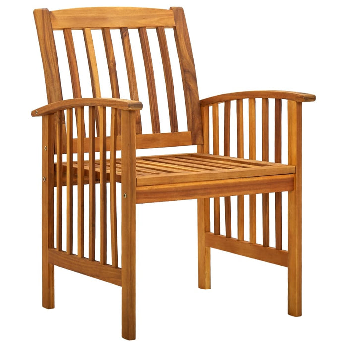 Set mobilier de grădină cu perne, 5 piese, lemn masiv de acacia WALTI