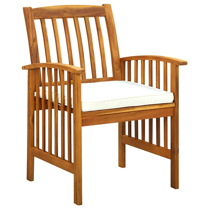 Set mobilier de grădină cu perne, 7 piese, lemn masiv acacia WALTI