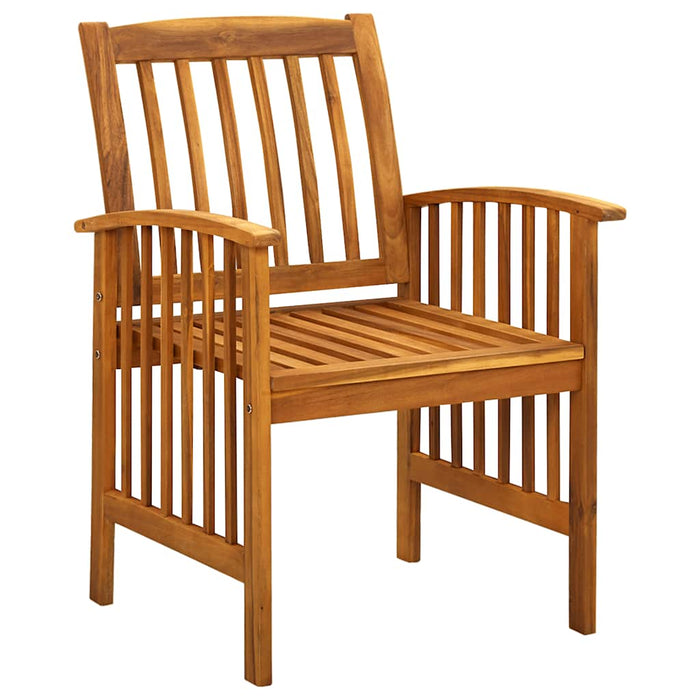 Set mobilier de grădină cu perne, 7 piese, lemn masiv acacia WALTI