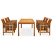 Set mobilier de grădină cu perne, 7 piese, lemn masiv acacia - WALTI WALTI