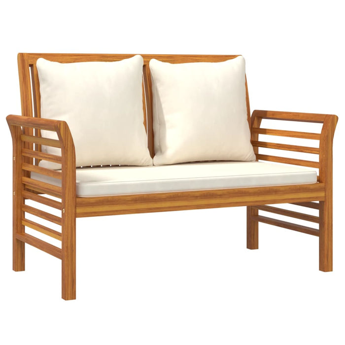 Set mobilier de grădină cu perne, 5 piese, lemn masiv de acacia - WALTI WALTI