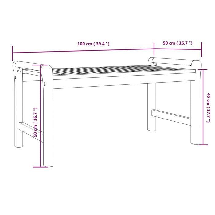 Set mobilier de grădină cu perne, 5 buc., lemn masiv acacia WALTI