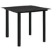 Set mobilier de exterior, 3 piese, negru, ratan PVC - WALTI WALTI