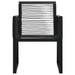 Set mobilier de exterior, 7 piese, negru, ratan PVC - WALTI WALTI