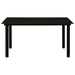 Set mobilier de exterior, 5 piese, negru, ratan PVC - WALTI WALTI