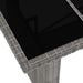 Set mobilier de exterior cu perne, 11 piese, gri, poliratan - WALTI WALTI