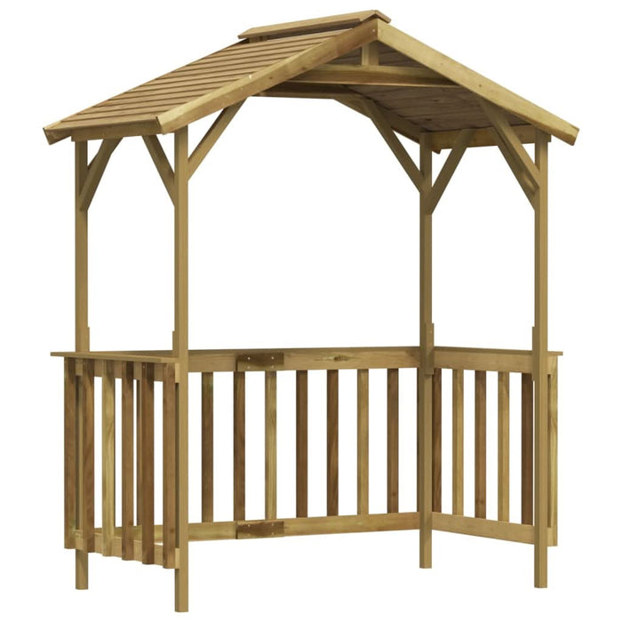 Șopron pentru grătar, 163,5x93x210 cm, lemn de pin tratat - WALTI WALTI