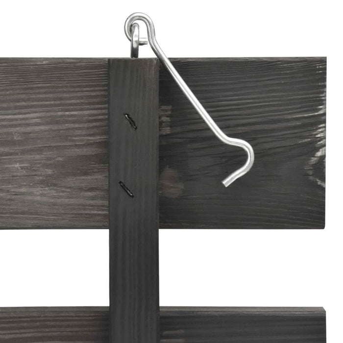 Magazie de pubele triplă, 210x75x121 cm, lemn masiv pin vopsit - WALTI WALTI