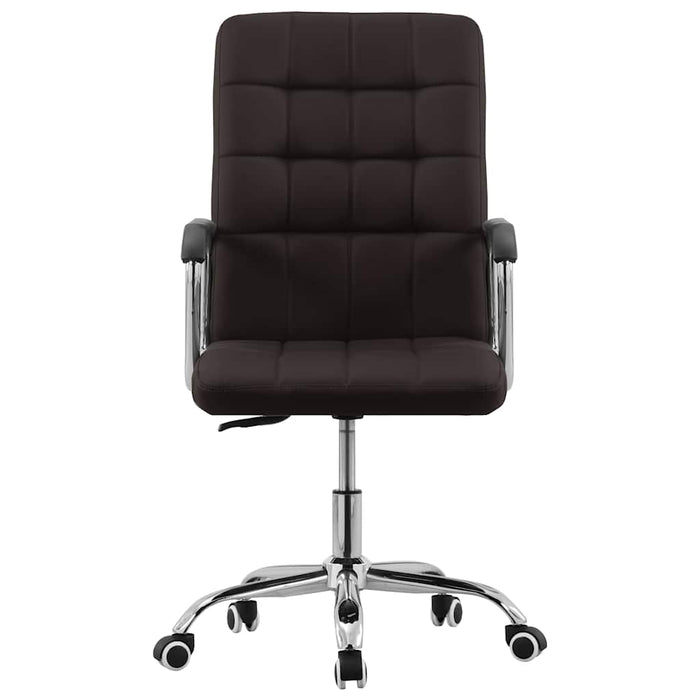 Scaun de birou pivotant, maro, material textil WALTI