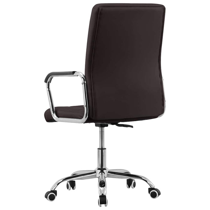 Scaun de birou pivotant, maro, material textil WALTI
