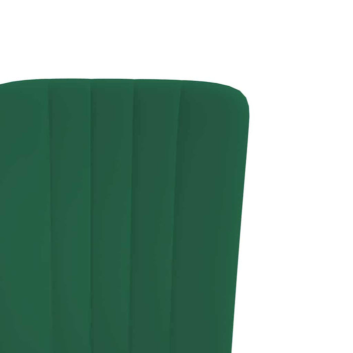 Scaune de bucătărie, 4 buc., verde închis, catifea - WALTI WALTI