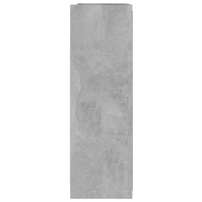 Dulap de baie cu oglindă, gri beton, 62,5 x 20,5 x 64 cm - WALTI WALTI