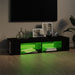 Comodă TV cu lumini LED, negru, 135x39x30 cm - WALTI WALTI