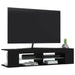 Comodă TV cu lumini LED, negru, 135x39x30 cm - WALTI WALTI
