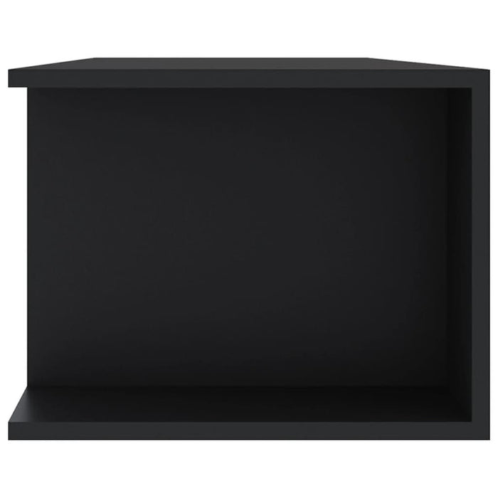 Comodă TV cu lumini LED, negru, 135x39x30 cm - WALTI WALTI