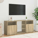 Comodă TV cu lumini LED, stejar sonoma, 120x30x50 cm - WALTI WALTI