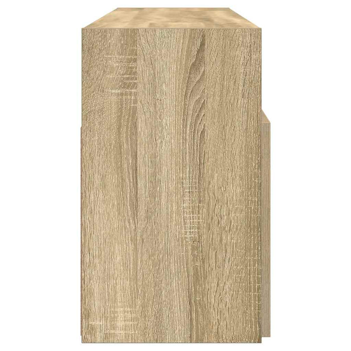 Comodă TV cu lumini LED, stejar sonoma, 120x30x50 cm - WALTI WALTI