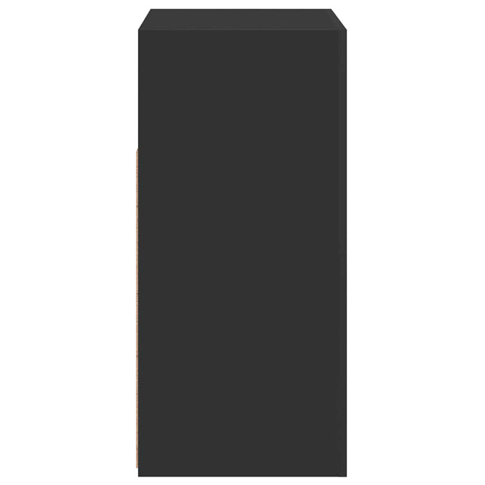 Servantă cu lumini LED, negru, 80x35x75 cm - WALTI WALTI