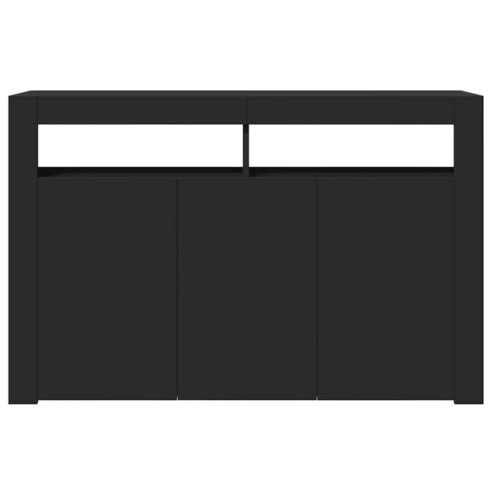 Servantă cu lumini LED,negru , 115,5x30x75 cm - WALTI WALTI