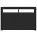 Servantă cu lumini LED,negru , 115,5x30x75 cm - WALTI WALTI