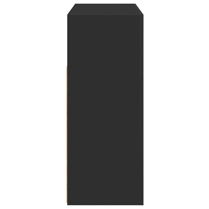 Servantă cu lumini LED,negru , 115,5x30x75 cm - WALTI WALTI