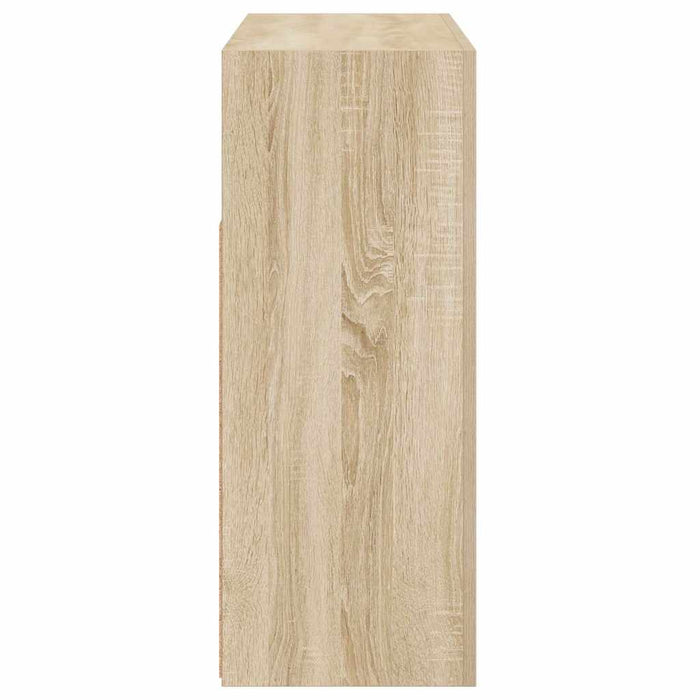 Servantă cu lumini LED, stejar Sonoma, 115,5x30x75 cm - WALTI WALTI