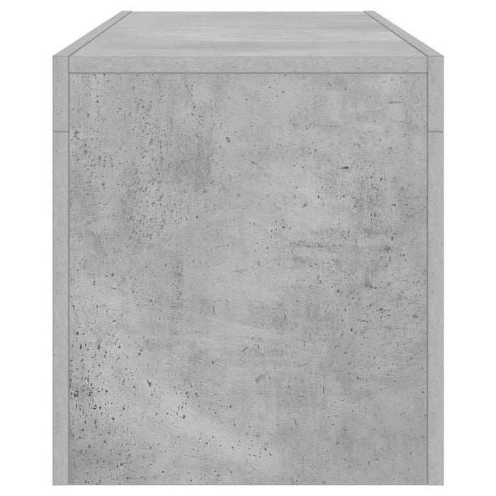 Comodă TV cu lumini LED, gri beton, 120x35x40 cm - WALTI WALTI