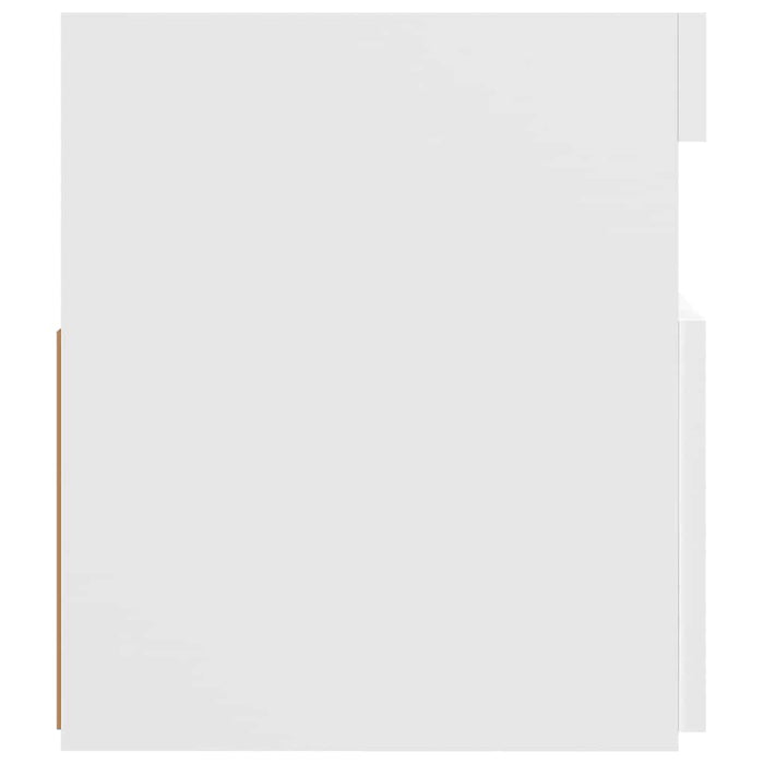 Comodă TV cu lumini LED, alb, 120x35x40 cm - WALTI WALTI