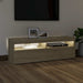 Comodă TV cu lumini LED, stejar Sonoma, 120x35x40 cm - WALTI WALTI