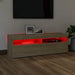 Comodă TV cu lumini LED, stejar Sonoma, 120x35x40 cm - WALTI WALTI