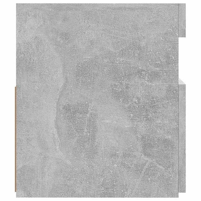 Comodă TV cu lumini LED, gri beton, 120x35x40 cm - WALTI WALTI