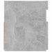 Comodă TV cu lumini LED, gri beton, 120x35x40 cm - WALTI WALTI
