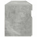 Comodă TV cu lumini LED, gri beton, 90x35x40 cm - WALTI WALTI
