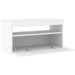 Comodă TV cu lumini LED, alb, 75x35x40 cm - WALTI WALTI