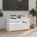 Comodă TV cu lumini LED, alb, 75x35x40 cm - WALTI WALTI