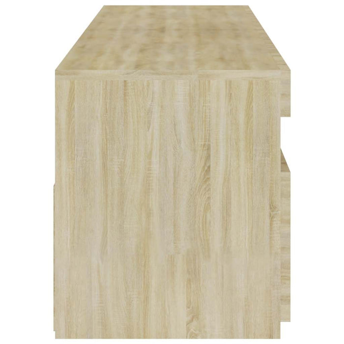 Comode TV cu lumini LED, 2 buc., stejar sonoma, 75x35x40 cm - WALTI WALTI
