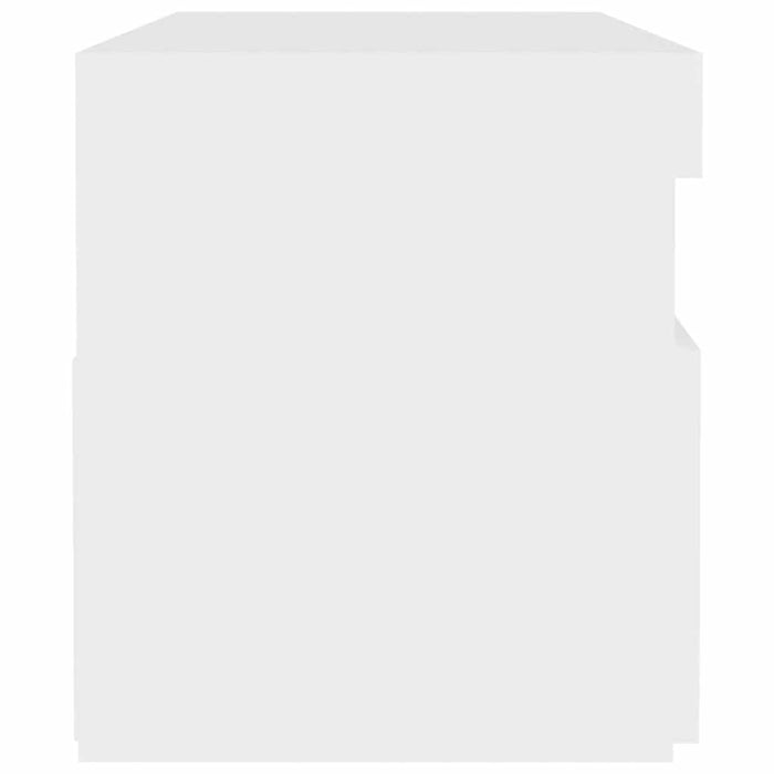 Comodă TV cu lumini LED, alb, 60x35x40 cm - WALTI WALTI