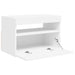 Comodă TV cu lumini LED, alb, 60x35x40 cm - WALTI WALTI